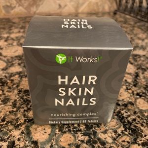 It Works! Hair Skin and Nails vitamins.